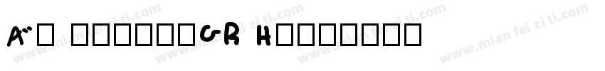 AR MaoKaiGB HV字体转换